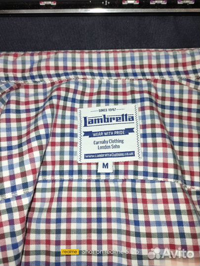 Рубашка мужская с коротким рукавом Lambretta