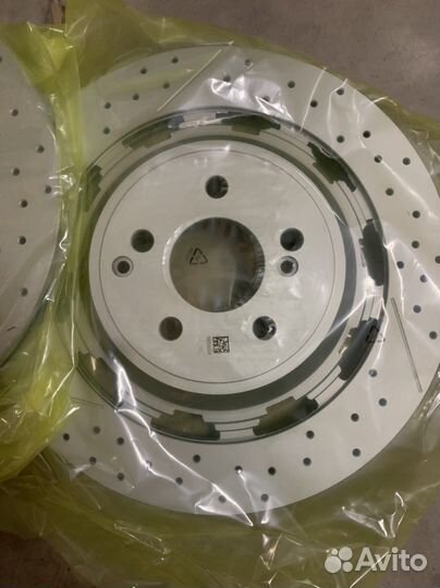 Диски тормозные задние Mercedes W222/217 AMG