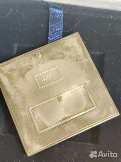 Коллекционная копия первой марки 1857 г, Au & Ag