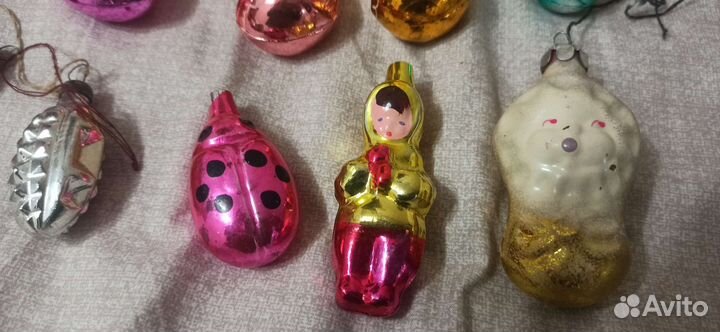 Елочные игрушки СССР советские