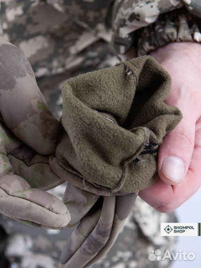 Перчатки тактические Softshell. Светлый мох