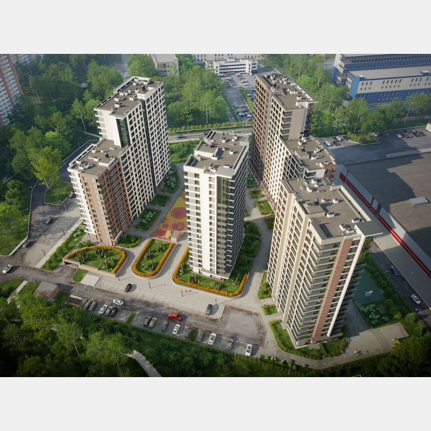 2-к. квартира, 56 м², 12/18 эт.