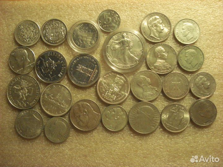 Большие серебрянные монеты