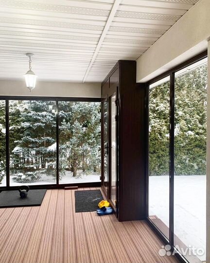 Окна на веранду