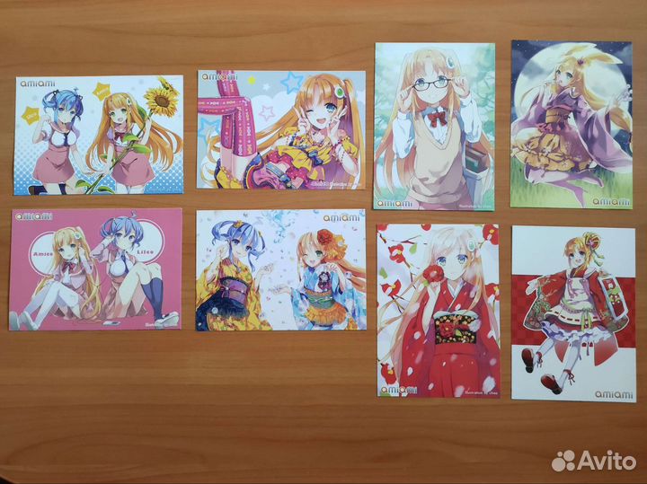 Аниме открытки Amiami