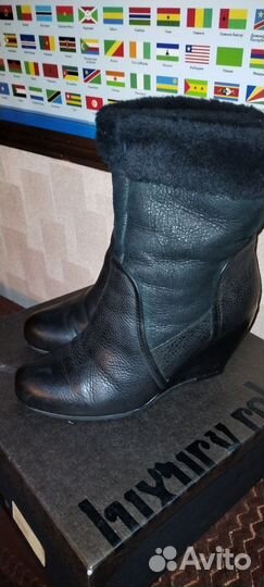 Ботинке зимние на танкетке