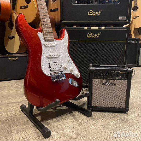 Электрогитара + комбоусилитель комплект (новый)