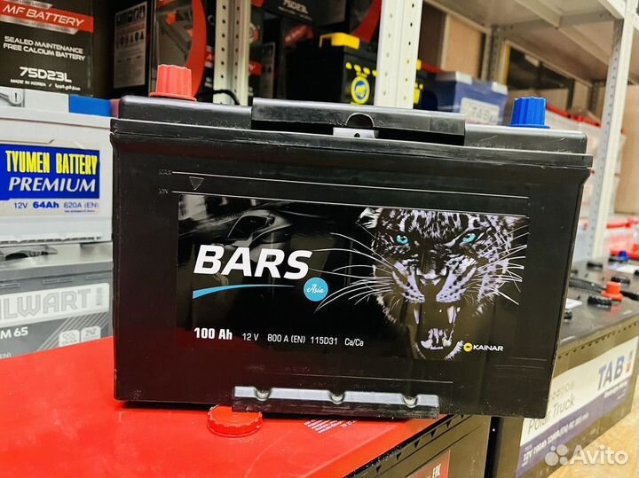 Аккумулятор 100 Bars Asia на Ленд Круйзер