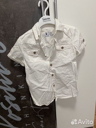 Рубашка для мальчика 104 110
