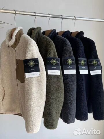 Stone Island флисовые кофты черные -серые -хаки