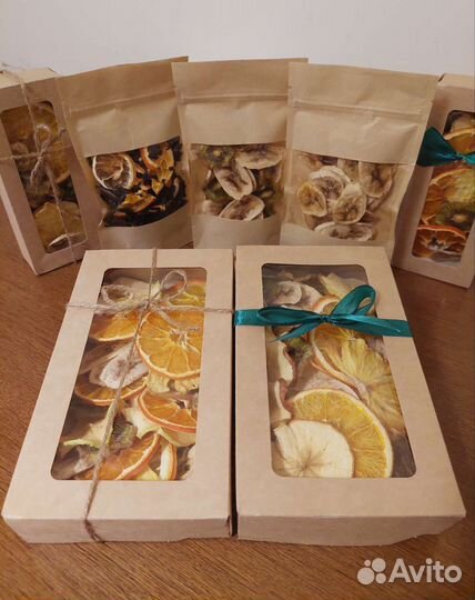 Фруктовые фрипсы/чипсы без сахара