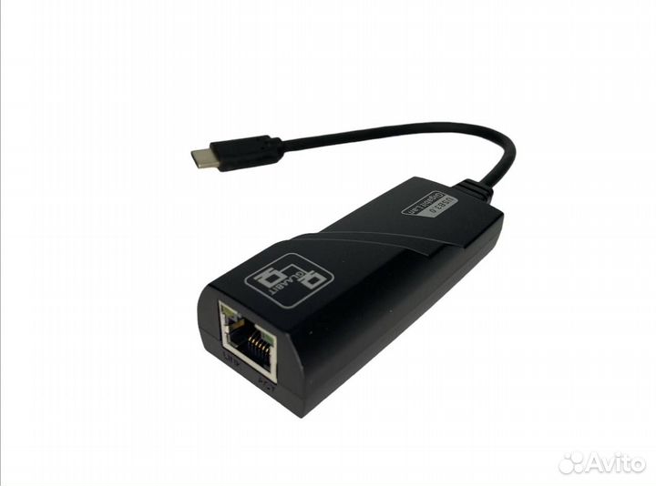 USB-C Сетевая карта интернет адаптер 1000 Mб/s RJ4