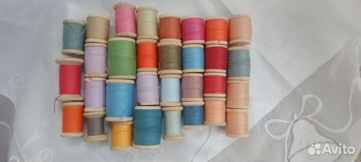 Нитки катушки СССР, пряжа для вязания