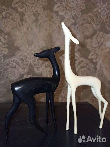 Статуэтка оленя колкий пластик СССР