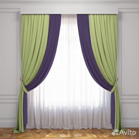 Пошив штор и тюлей