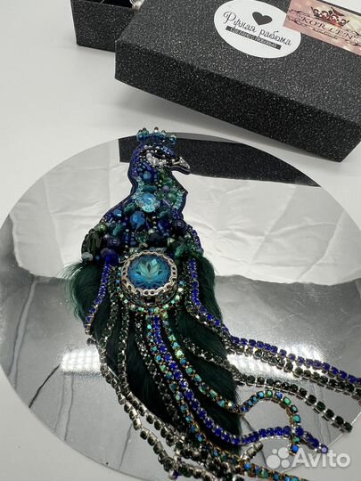 Брошь ручной работы