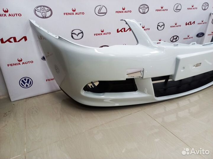 Бампер передний Nissan Almera от 2012- цвет Белый