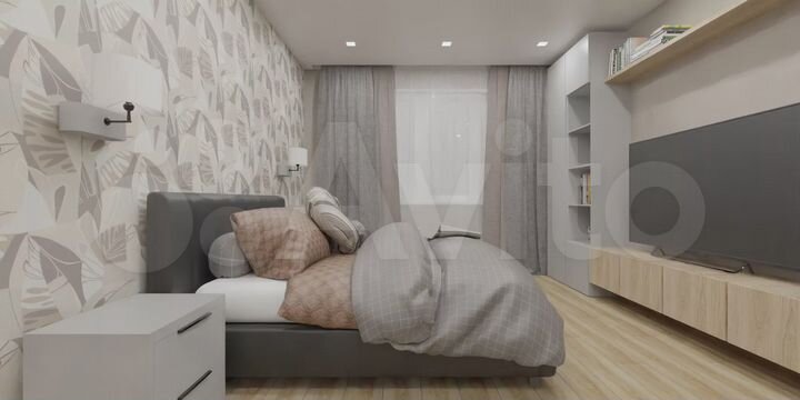 1-к. квартира, 59,4 м², 6/10 эт.