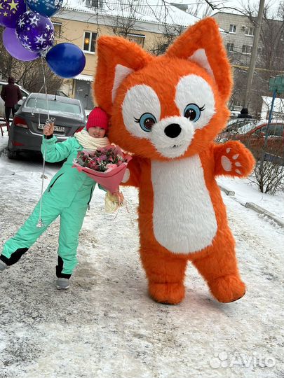 Белый Мишка/ростовая/кукла/экспресс поздравления