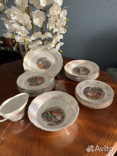 Сервиз столовый,Мадонна, ГДР