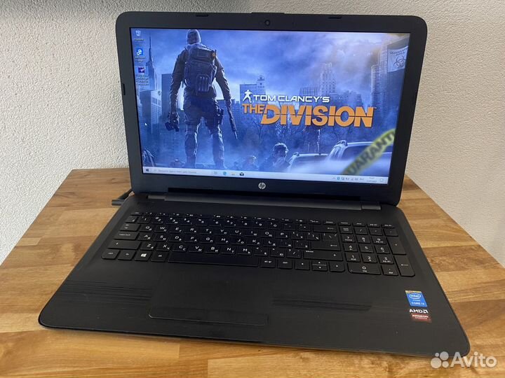 Игровой быстрый HP идеал Core i3-5005 SSD Radeon