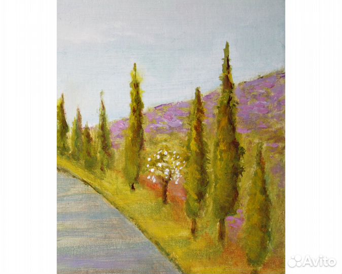 Картины Италии маки лаванда