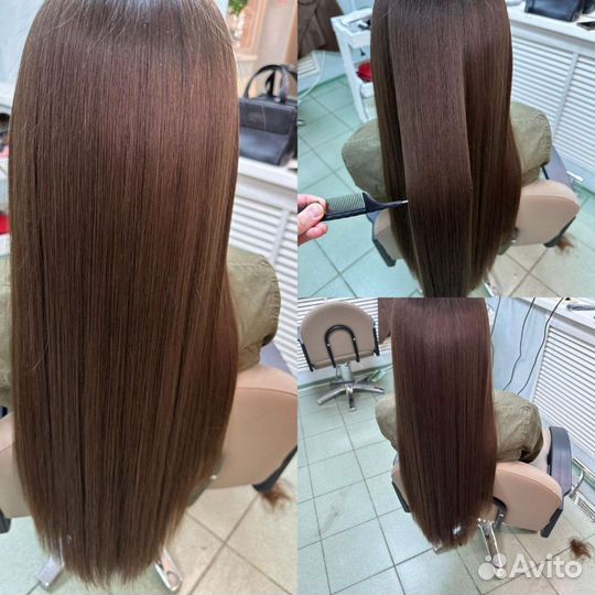 Кератиновое выпрямление волос.Ботокс