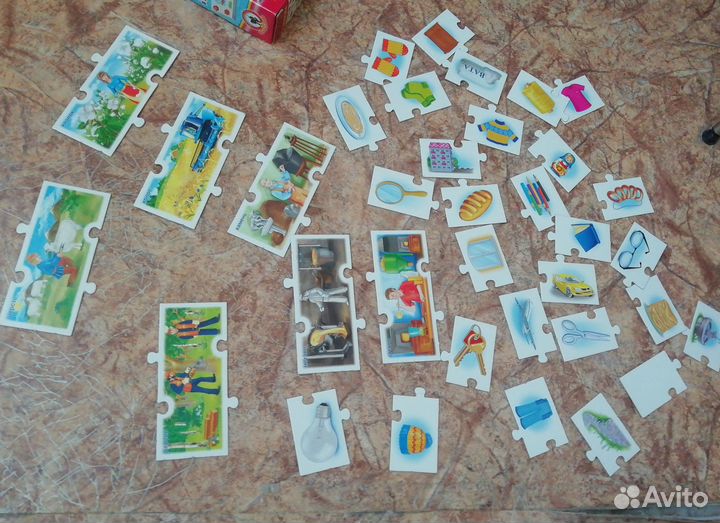 Развивающие игры - пазл 3+(от 3 до 7 лет) пакетом