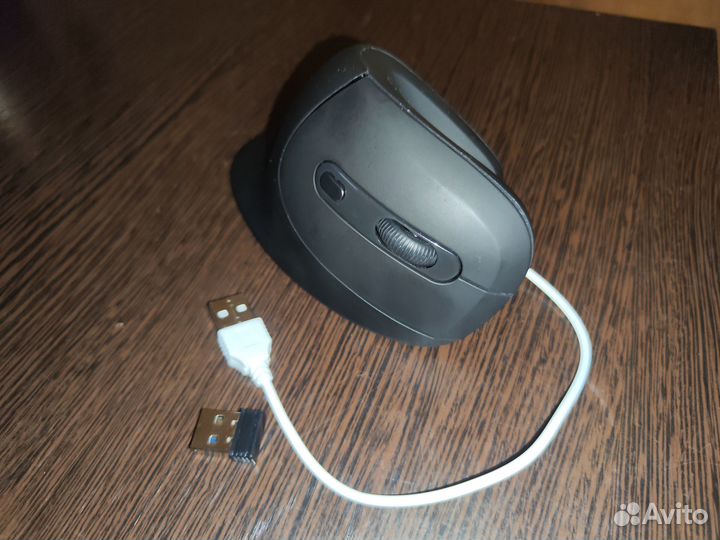 Мышь Вертикальная беспроводная эргономичная, 6 кно