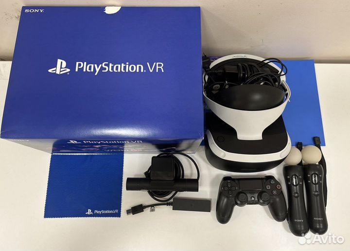 Sony playstation VR очки+2 PS Move+DualShock