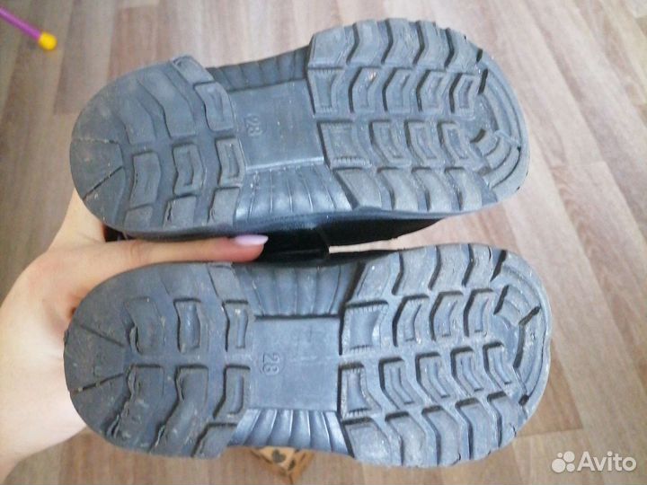 Демисезонные сапожки для девочки 27р
