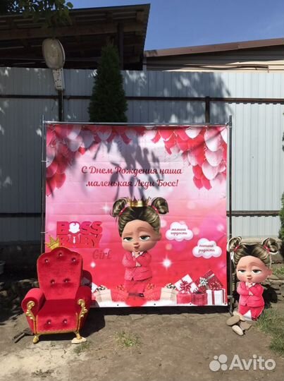 Банер на день рождения фотозона