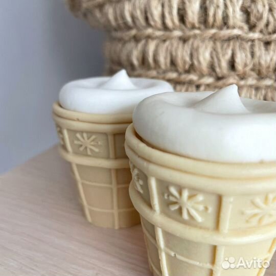 Мыло ручной работы мороженое