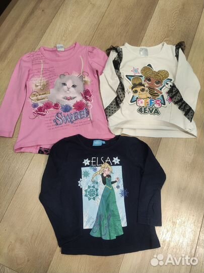 Лонгслив,свитшот,сарафан 104,110,116 можно пакетом