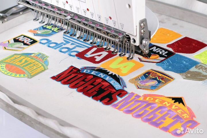 Машинная вышивка на заказ, на одежде, форме, крое