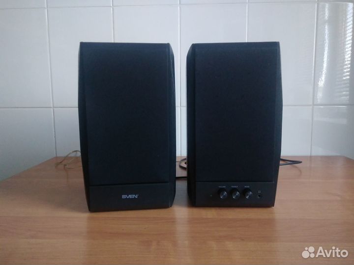Колонки Sven SPS-704, 2.0, активные
