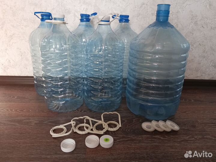 Бутыли 10 и 19 литров