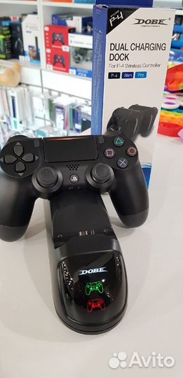 Зарядная станция для 2-х геймпадов PS4/Slim/Pro