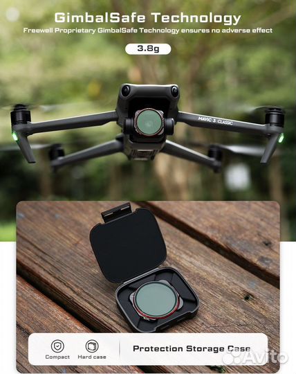Фильтр Freewell для DJI mavic 3 CPL