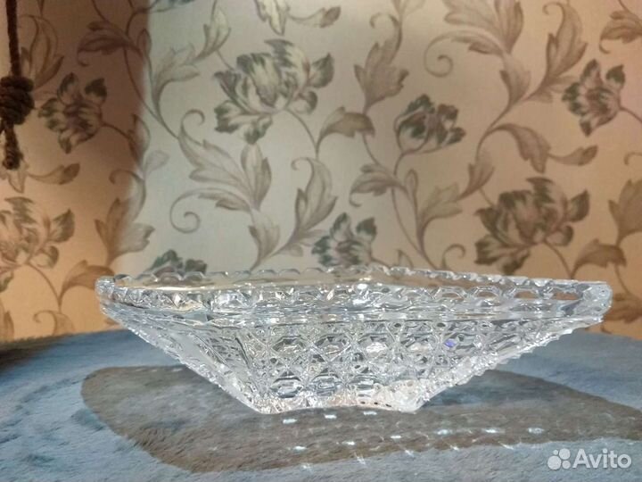 Хрустальная конфетница СССР