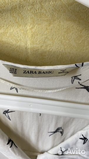 Блузка zara белая