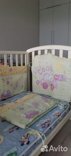 Мягкие бортики в детскую кровать колыбель