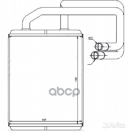 Радиатор печки kia cerato all 04 Stellox 262