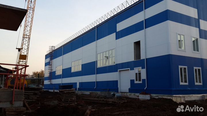 Монтаж сэндвич-панелей