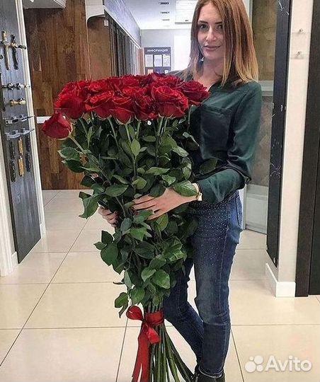 Высокие Розы Гиганты Доставка Круглосуточно