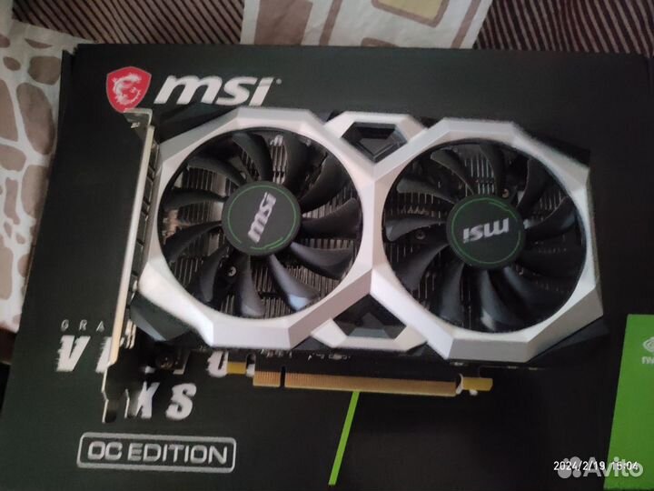 Видеокарта GTx 1650 4gb