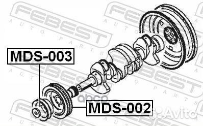 Шкив коленвала MDS002 Febest