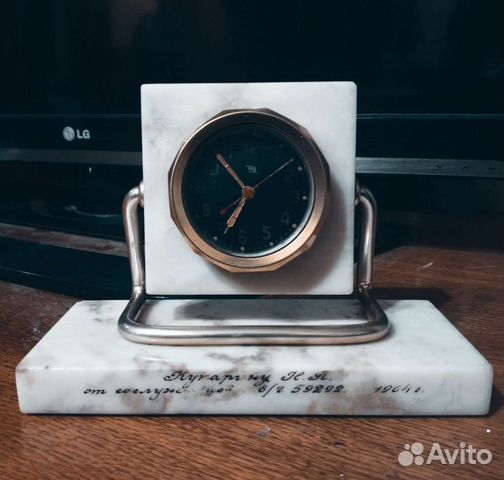Часы настольные танковые СССР