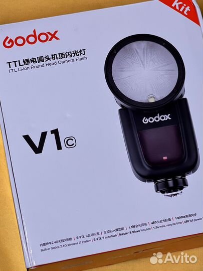 Вспышка Godox V1 для Canon (новая)