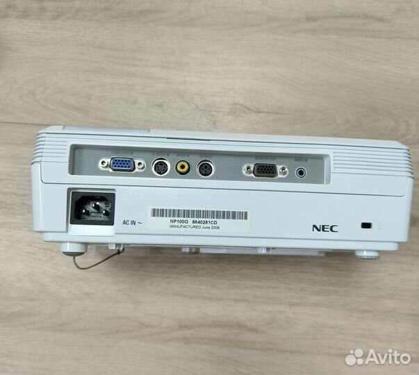 Проектор Nec NP 100 G с пультом и сумкой